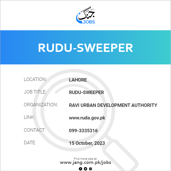 RUDU-Sweeper
