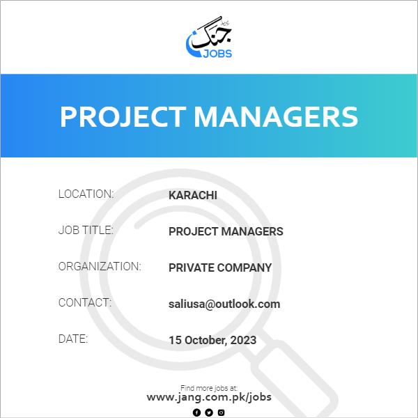 Project Managers