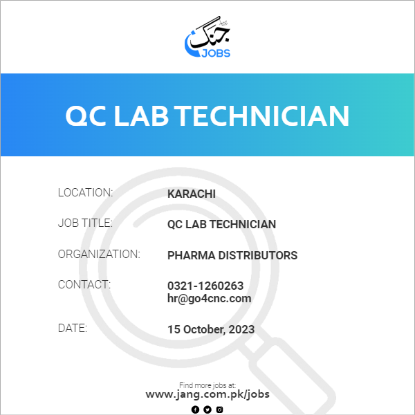 QC Lab Technician