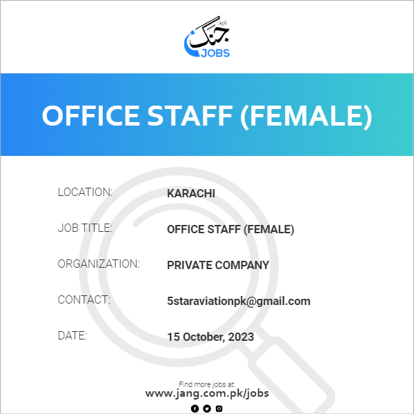 Office Staff (Female)