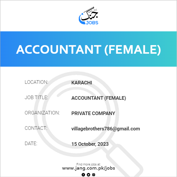 Accountant (Female)