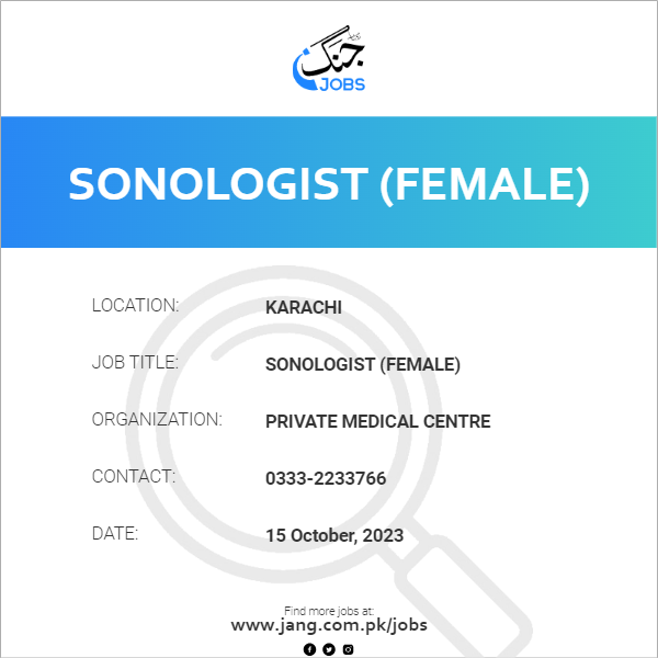 Sonologist (Female)
