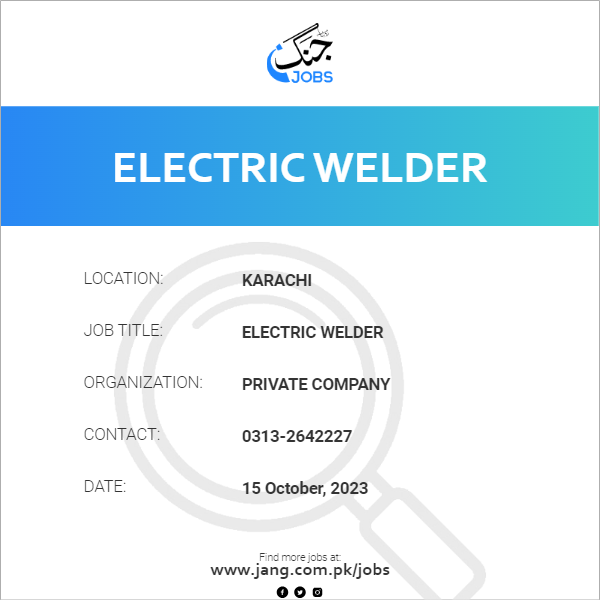 Electric Welder