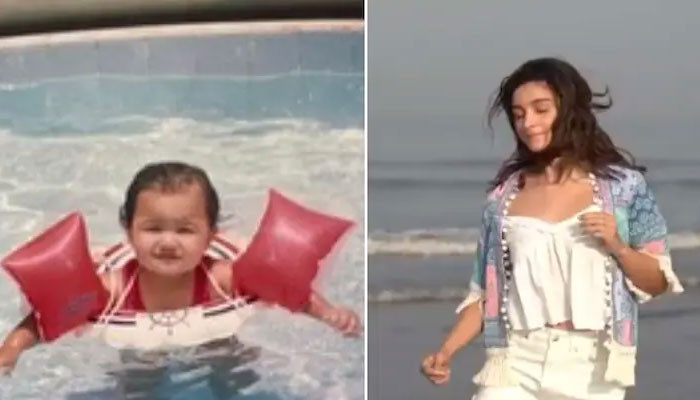 Baby Alia Bhatt enjoys swimming pool day in throwback photo