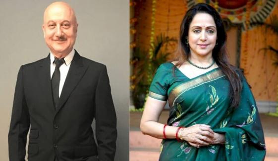 Anupam Kher remembers playing the role of Hema Malini’s father at 33