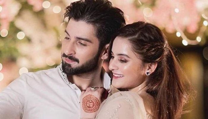 Aiman Khan wishes husband Muneeb Butt on his birthday