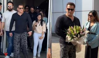 Salman Khan reaches Dubai in style with tight security entourage: Watch 