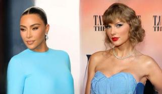 Kim Kardashian reacts to Taylor Swift's not-so-subtle diss track directed at her 