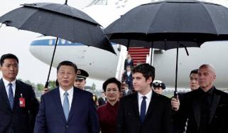 Xi Jinping arrives in France for talks with Macron on Ukraine and trade 