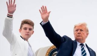 Donald Trump's youngest son Barron's voice heard for the first time: Watch