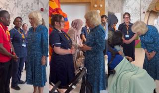 Queen Camilla spends quality time at Royal London Hospital on International Nurses Day