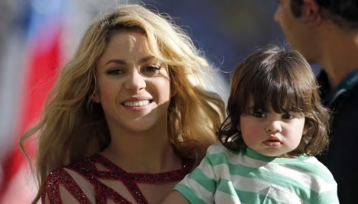 Shakira's son Milan follows in her musical footsteps