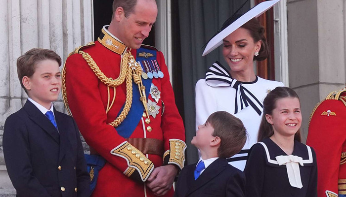 Kate Middleton checks out Trooping the Colour in white again