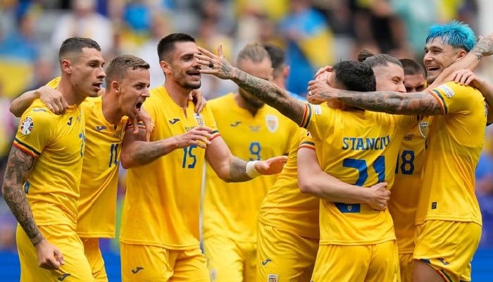 Romania’s Nicolae Stanciu scores stunning goal in 3-0 win over Ukraine