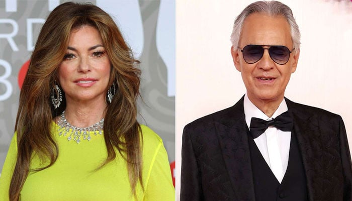 Shania Twain, Andrea Bocelli Set Stage Ablaze With Surprise Duet In ...