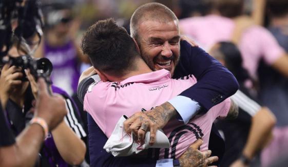 David Beckham lauds Lionel Messi's first year at Inter Miami