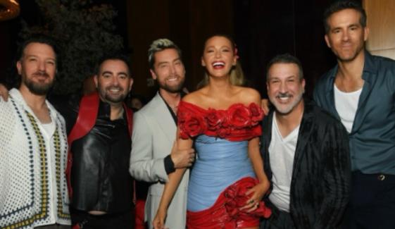Blake Lively thrilled to meet NSYNC members at 'Deadpool & Wolverine' premiere