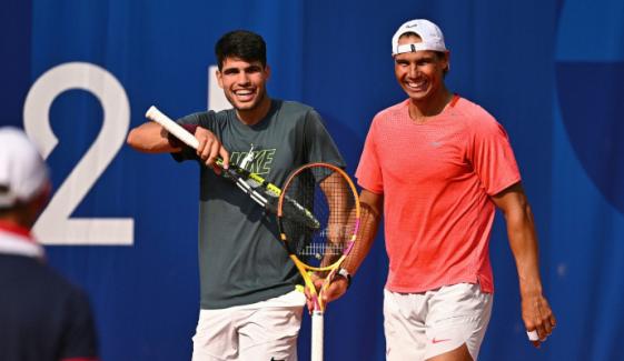 Rafael Nadal and Carlos Alcaraz share rare glimpse from joint practice