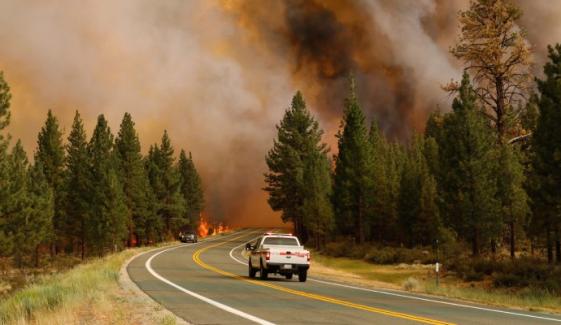 Severe wildfires in US and Canada heighten air quality concerns