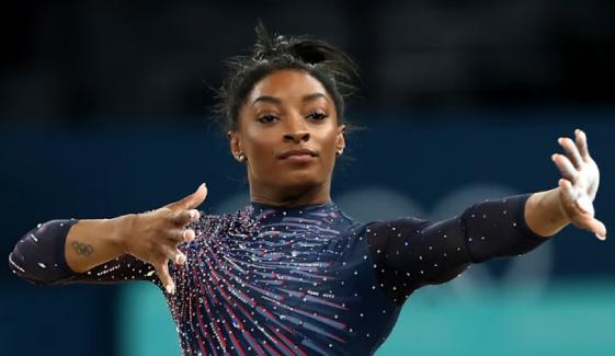 Simone Biles submits groundbreaking gymnastics feat for Paris Olympics