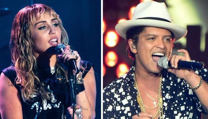 Miley Cyrus is sued for copying Bruno Mars' “When I Was Your Man”