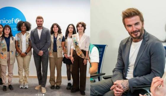 David Beckham celebrates World Children’s Day at UNICEF headquarter