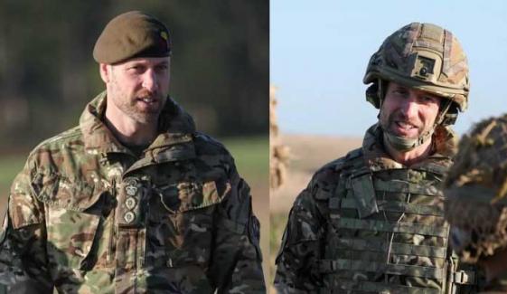 Prince William steals spotlight in military uniform at Salisbury Plain