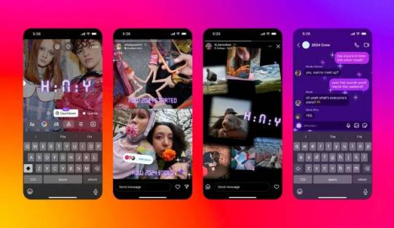 Instagram brings festive vibes with countdown effects and year-end collages