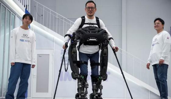 'Iron Man' robot helps paraplegics walk again: Watch