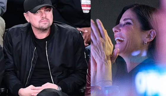 Leonardo DiCaprio, Sandra Bullock enjoy Lakers game in LA