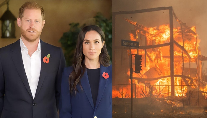 Meghan Markle, Prince Harry step out to show support to LA fire victims