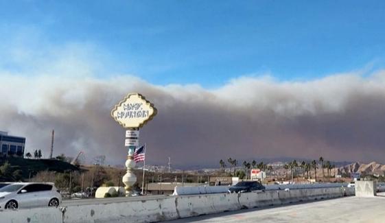 California Wildfires sparks new evacuation as hughes fire spreads