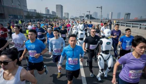 China to host world's first half-marathon race between humans and robots  