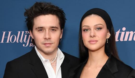 Brooklyn Beckham, Nicola Peltz twin for date night at Burberry Fashion Show 