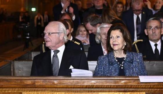 King Carl, Queen Silvia mark Ukraine war anniversary at Palace church service