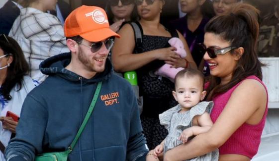 Priyanka Chopra, Nick Jonas enjoy family theatre night with daughter Malti