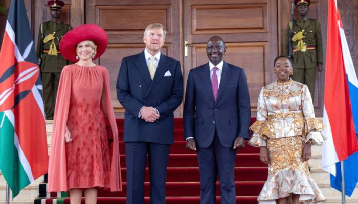 King Willem, Queen Máxima receive warm welcome from President Ruto in Kenya