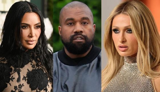 Kanye West drags Paris Hilton into ongoing online feud with Kim Kardashian 