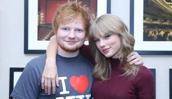 Ed Sheeran posts Taylor Swift's never before seen photo