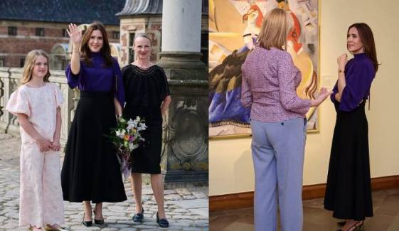 Queen Mary receives warm welcome at 'Danner of Denmark' exhibition