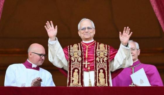 Robert Prevost greets world in first public appearance as Pope Leo XIV