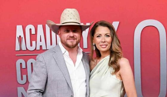 Cody Johnson reveals expecting third baby with wife Brandi at ACM Awards 2025