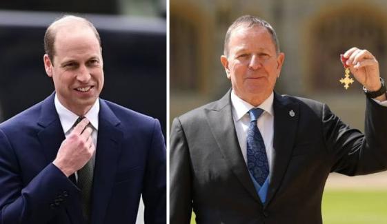 Prince William celebrates Martin Brundle’s ‘iconic career’ with MBE award