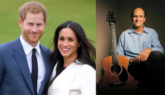 Prince Harry, Meghan Markle enjoy intimate backstage moment with James Taylor