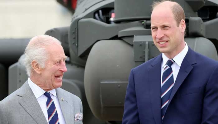 Prince William and King Charles III at Westminster Abbey