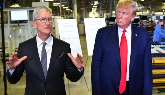 Trump threatens 25% tariff on Apple if iPhones not made in the US
