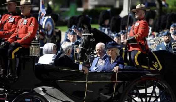 King Charles, Queen Camilla ride royal carriage to Canadian Parliament: Watch