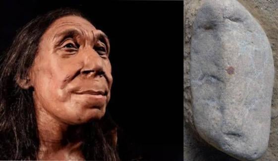 Neanderthal’s 43,000-year-old fingerprint discovered on painted stone