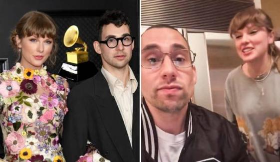 Taylor Swift, Jack Antonoff recreate 'Getaway Car' BTS to toast masters win