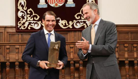 Rafael Nadal receives historic Marquis honour from Spain's King Felipe VI